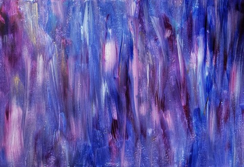 Acrylic abstract painting
