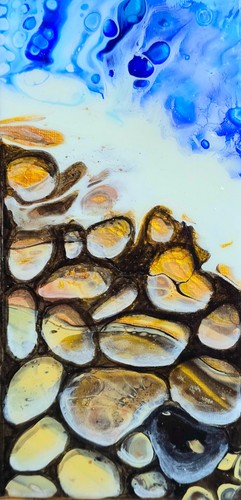 Sea abstract acrylic picture - abstract,