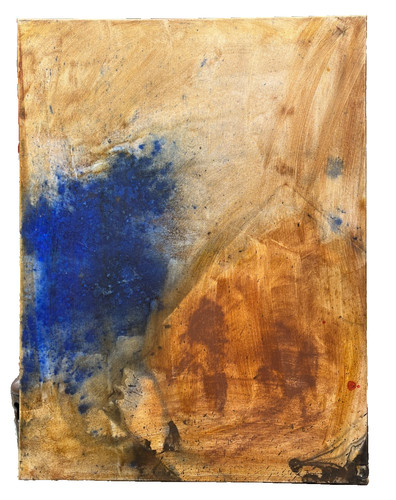 Abstract painting rust - , with
