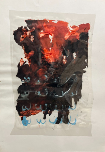 Abstract composition with - abstract,