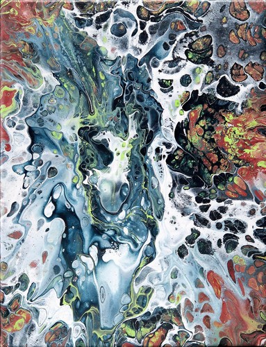Pouring art acryl - pouring,