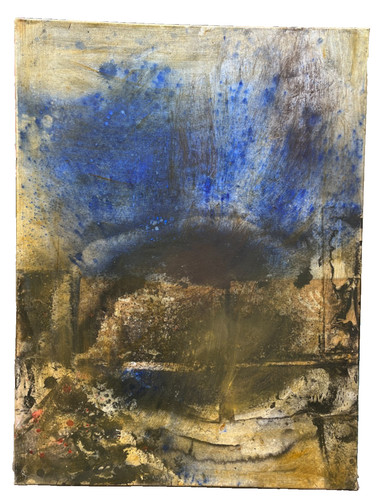 Abstract painting rust - , with