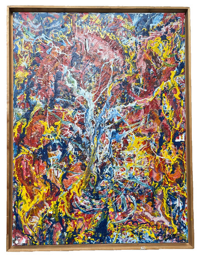 Abstract art acrylic modern - abstract,