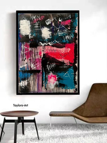 Acryl leinwand abstract - acryl,