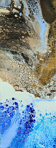 Abstract sea beach acrylic - abstract,