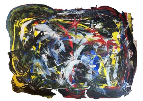 Acryl gemälde handgemalt - acryl,