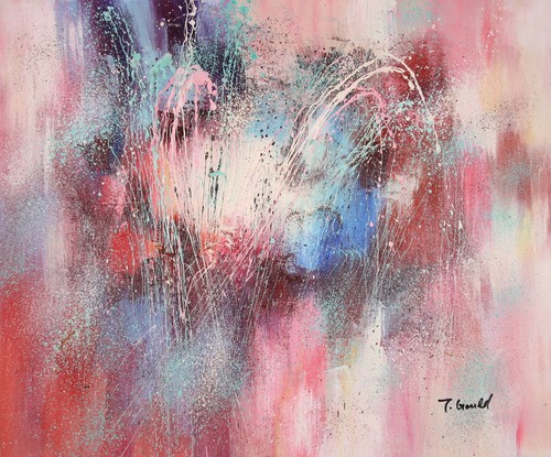 Gould abstract acrylic - gould, (?)