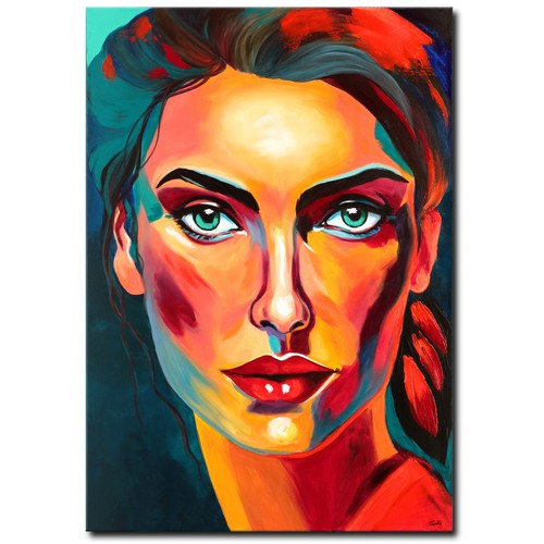 Acryl bild gemälde modern - gemälde,