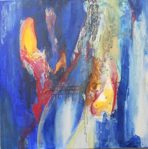 Abstract painting orig sign - abstract,
