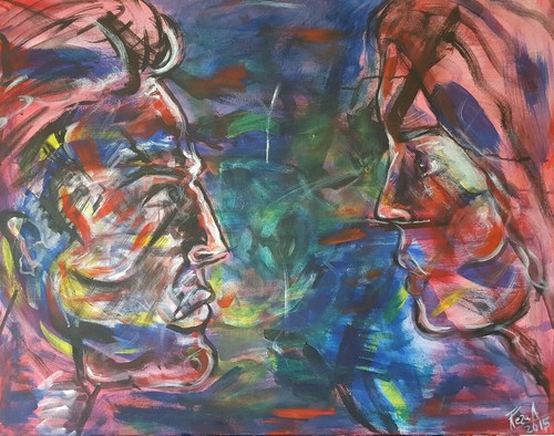 Abstract and expressionist - and,